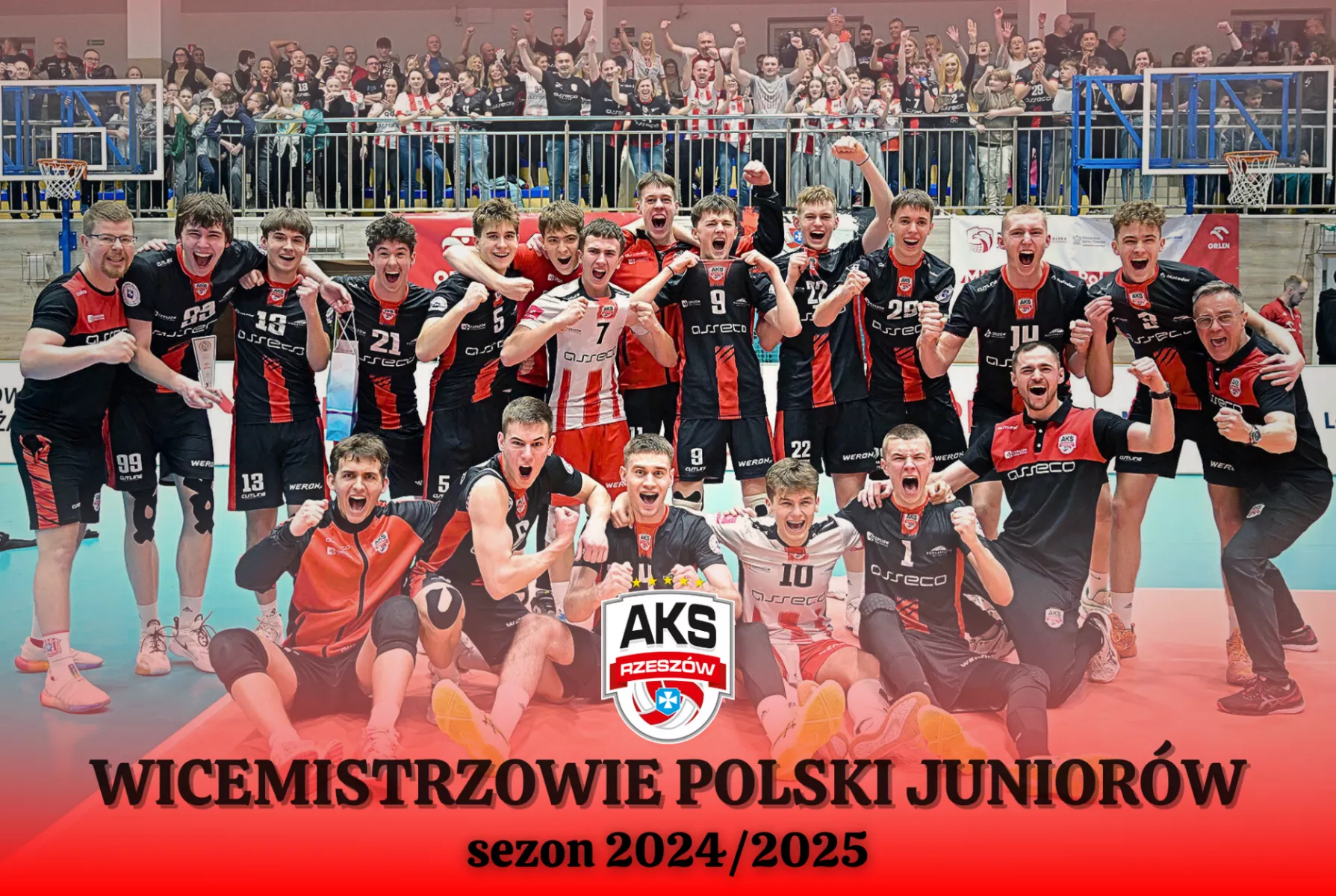 AKS RZESZÓW WICEMISTRZEM POLSKI JUNIORÓW 2025